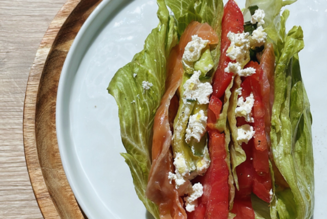 Illustration de Salad wrap