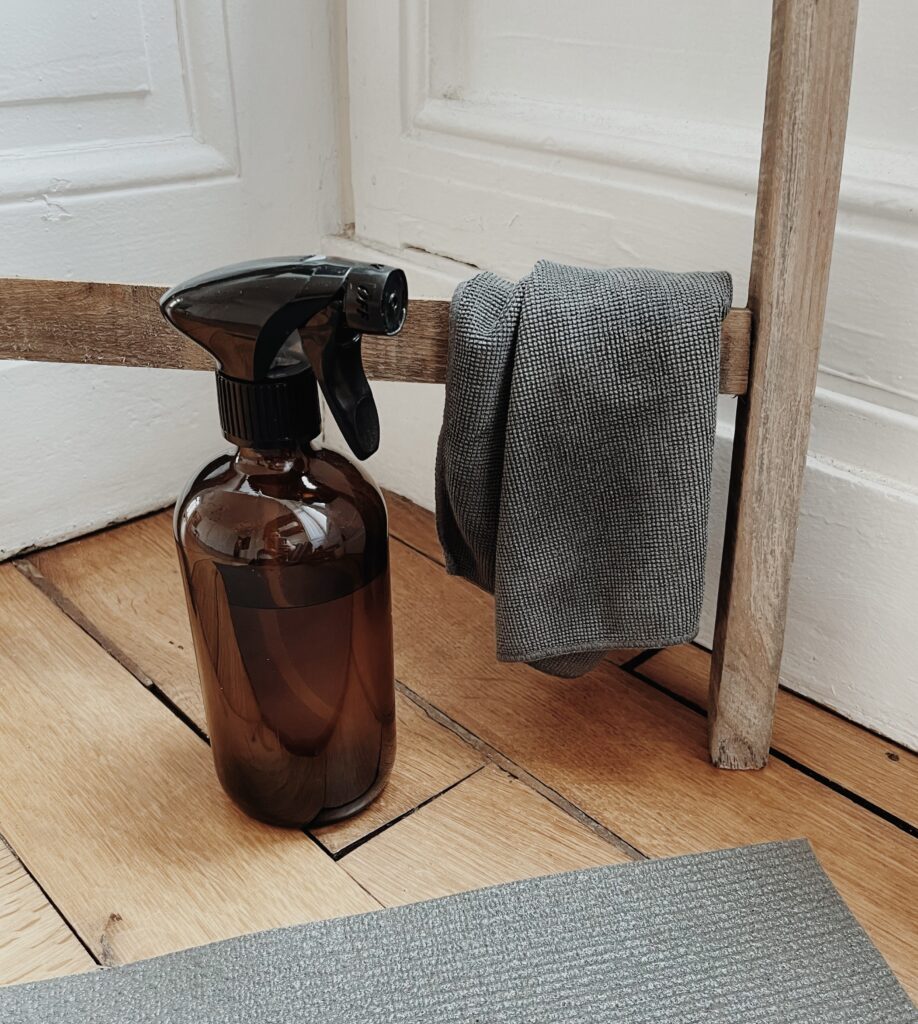 tapis yoga spray nettoyer son tapis