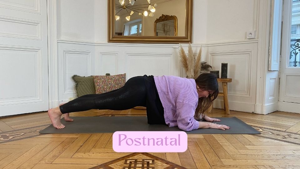 Vignette vidéo Pilates postnatal : Renforcement postural